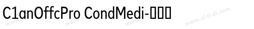 C1anOffcPro CondMedi字体转换 C1anOffcPro CondMedi字体转换